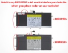 L11m4p13 batteri, 14.8V 2840mAh lenovo l11m4p13 laptop batterier