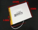 4493105 hög kapacitet batteri, 3.7V 6000mAh other 4493105 laptop batterier