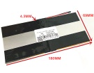4369180 hög kapacitet batteri, 3.7V 8000mAh other 4369180 laptop batterier