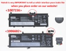 Thinkpad x13 yoga g2 20w8001jck batteri, 11.58V 4570mAh lenovo thinkpad x13 yoga g2 20w8001jck laptop batterier