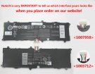 Venue 7140 batteri, 7.4V 5135mAh dell venue 7140 laptop batterier