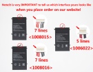 40110180p hög kapacitet batteri, 3.8V 8000mAh jumper 40110180p laptop batterier