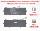 K148 batteri, 7.6V 4800mAh rtdpart k148 laptop batterier