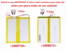 2662141 hög kapacitet batteri, 3.7V 5800mAh rtdpart 2662141 laptop batterier