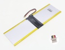 H-3574250p hög kapacitet batteri, 3.8V 10000mAh rtdpart h-3574250p laptop batterier
