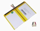 406182-2s1p batteri, 7.6V 3000mAh rtdpart 406182-2s1p laptop batterier
