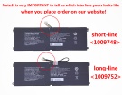 X6 r6 batteri, 15.4V 3896mAh hasee x6 r6 laptop batterier