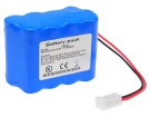 Ar600 batteri, 9.6V 2100mAh cardioline ar600 medicinsk batterier