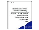 Vibe c2 power hög kapacitet batteri, 3.8V 5700mAh lenovo vibe c2 power mobil batterier
