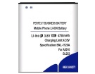 Vibe a 4.0 a1000 hög kapacitet batteri, 3.8V 4750mAh lenovo vibe a 4.0 a1000 mobil batterier
