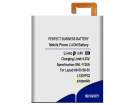 S850 hög kapacitet batteri, 3.8V 6700mAh lenovo s850 mobil batterier