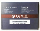 Note plus batteri, 3.8V 2800mAh cubot note plus mobil batterier