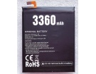 Doogee shoot 2 hög kapacitet batteri, 3.8V 3360mAh doogee doogee shoot 2 mobil batterier