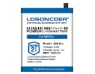 S95 pro hög kapacitet batteri, 3.8V 5800mAh doogee s95 pro mobil batterier