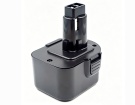 De9072 batteri, 12V 2500mAh dewalt de9072 verktyg batterier