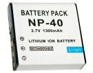 Ex-z30 batteri, 3.7V 1300mAh casio ex-z30 smartklocka batterier